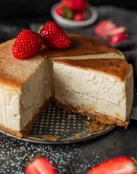 Easy New York Cheesecake Recipe (Vegan) - Carlo Cao