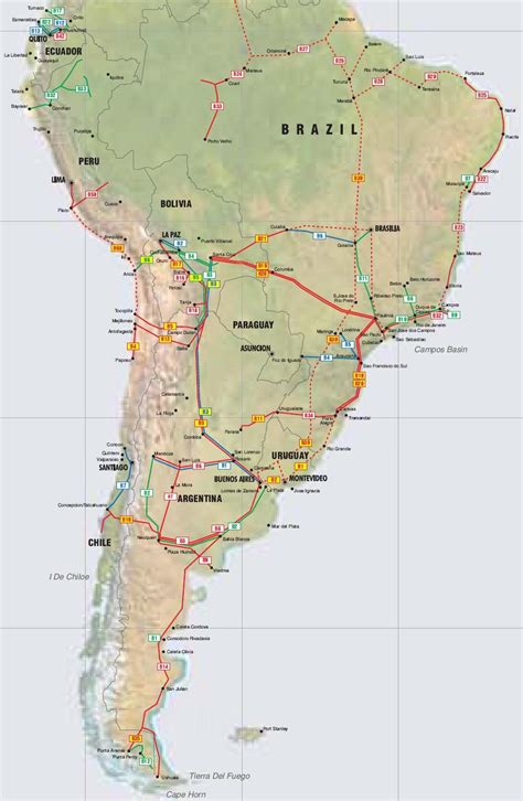 Argentina, Bolivia, Brazil, Chile, Ecuador, Peru and Uruguay Pipelines ...