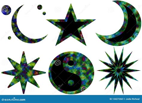 Karma Symbols 2 stock illustration. Illustration of horoscope - 13427260