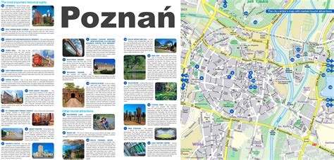 Poznań sightseeing map - Ontheworldmap.com