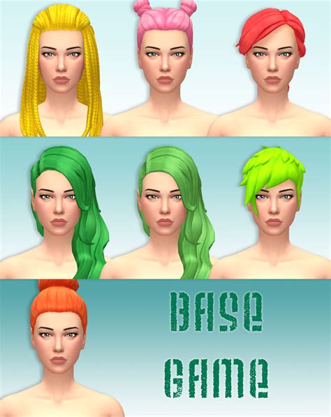 Sims 4 CC's - The Best: EA Hair Recolors by Lotti die Zweite