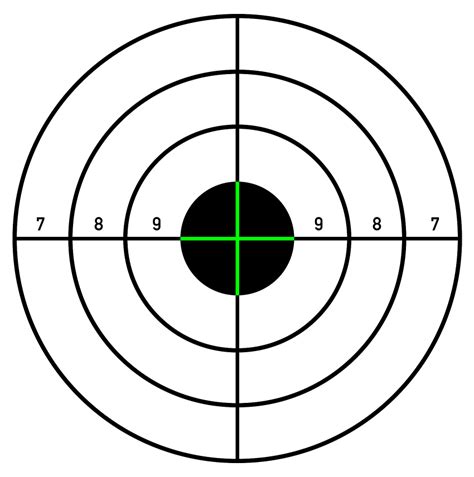 Printable Shooting Targets for Pistol, Rifle, Airgun, Archery