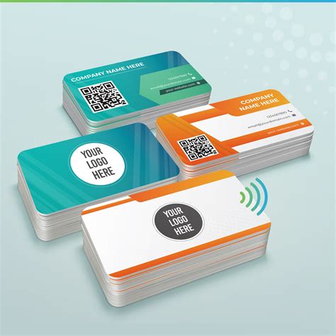 Custom Printed Smart Nfc Digital Business Card Double Sided - Etsy UK