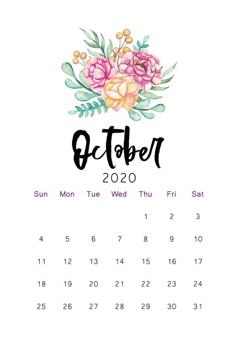 October 2020 Calendar Wallpapers - Wallpaper Cave