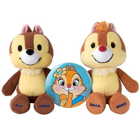 Chip and Dale Anniversary Plush with Clarice Button | nuiMOs