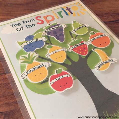 Teaching Kids The Fruit Of The Spirit | Printable Memory Game - Arrows & Applesauce