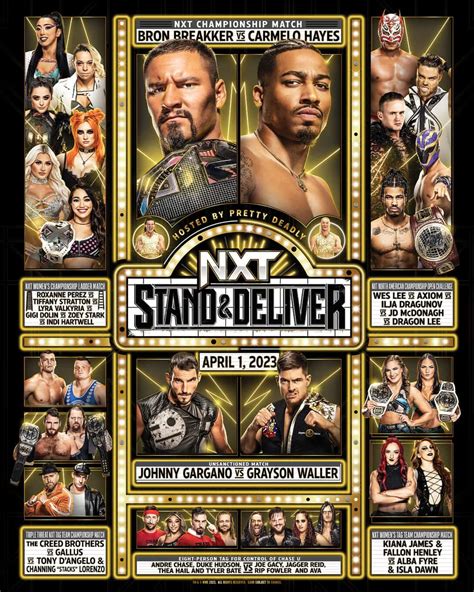 Wwe Nxt December 2025 Tickets - Cameron Baker