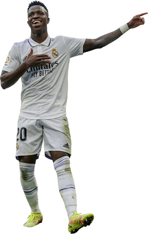 Vinicius Junior Real Madrid football render - FootyRenders