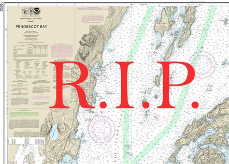 NOAA will sunset traditional nautical charts, sad but inevitable - Panbo