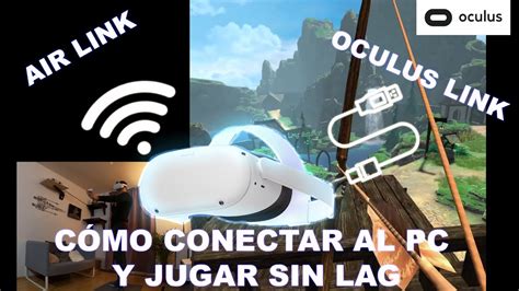 Cómo conectar OCULUS QUEST 2 a PC Por Airlink y Oculus Link-Configuración y setup para jugar sin ...