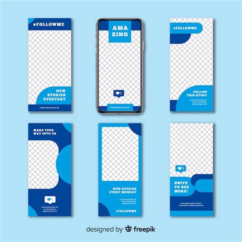 Free Vector | Instagram stories template