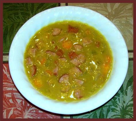 Split Pea & Skinless Polska Kielbasa Soup Recipe - HubPages