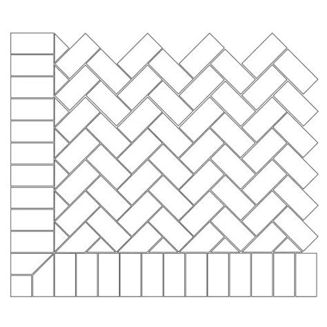 Herringbone Paver Pattern | Brick patterns patio, Paver patio, Driveway pavers design