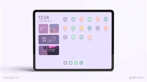 Aesthetic iPad Home Screen Ideas & Layouts (iOS 17)