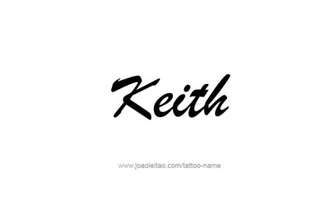 Keith Name Tattoo Designs