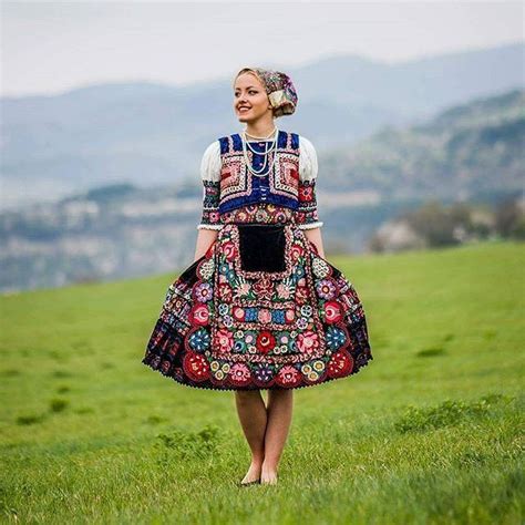 Slovak folk costume from Dobrá Niva | Folk costume, Traditional outfits ...