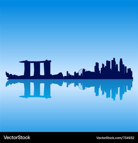 Singapore Skyline Vector