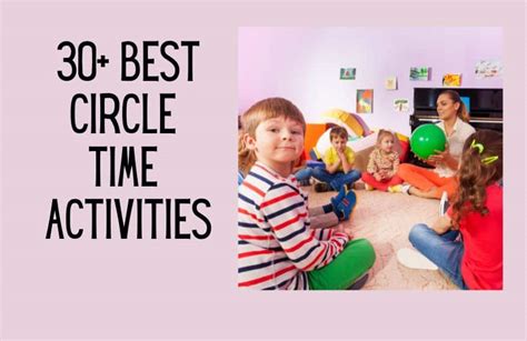 30+ Best Circle Time Activities for Kids - Kids n Clicks