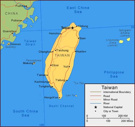 Taiwan Map | Sejarah Negara Com