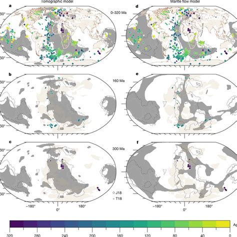 Match of model basal mantle structures to volcanic eruption locations ...