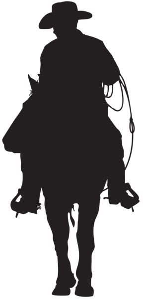 Cowboy silhouette PNG