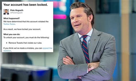 Fox and Friends host Pete Hegseth has his Twitter account shut down - Flipboard