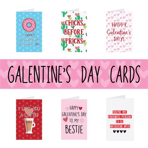 Funny Galentines Day Cards Happy Anti Valentines Card For | Etsy