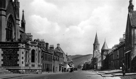 Tour Scotland: Old Photograph High Street Newburgh Fife Scotland