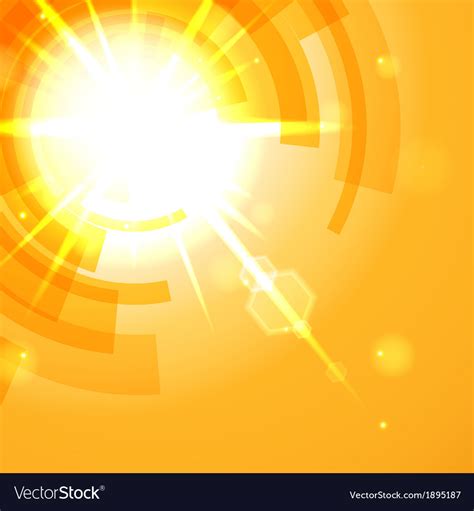 Bright yellow abstract background Royalty Free Vector Image