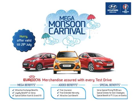 Hyundai India Benefits & Discounts For July 2016 Announced - DriveSpark News