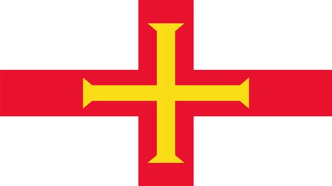 Guernsey, Channel Islands Flag : r/vexillology