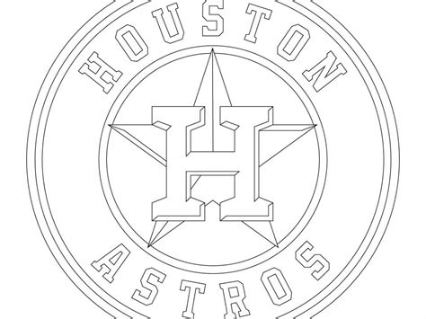 Houston Astros Logo Coloring Pages Coloring Pages