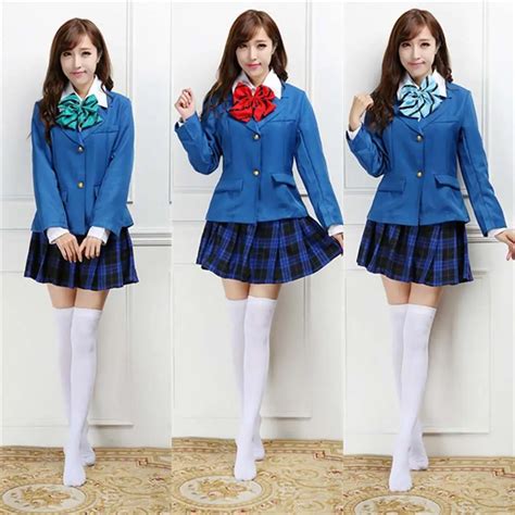 2017 Cosplay Costumes Girls Cute Peppy Style Ladies School Uniform For ...