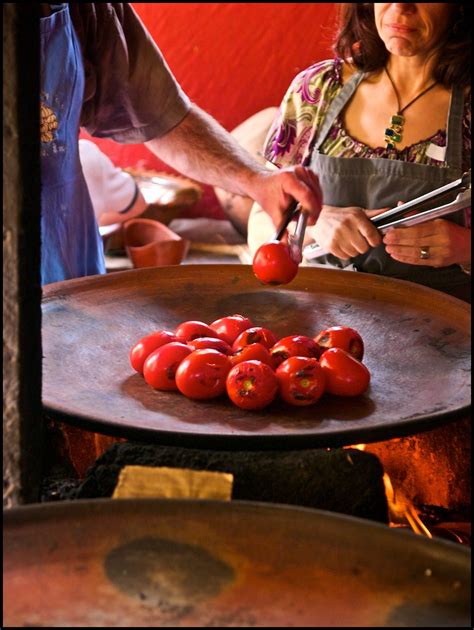 Roasting Tomatoes on the Comal for the Texas Table Salsa | Flickr