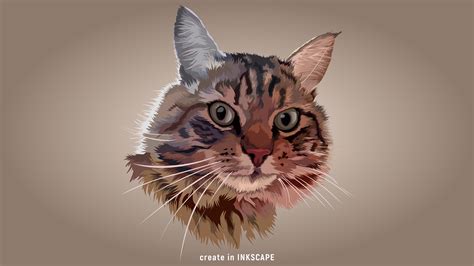 How to draw a realistic cat. Vector art on Behance