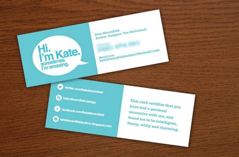 10 Awesome Examples of Social Media Icons on Business Cards | Brandly Blog