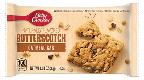 Betty Crocker™ Oatmeal Bars Butterscotch 1.24oz | General Mills Convenience and Foodservice