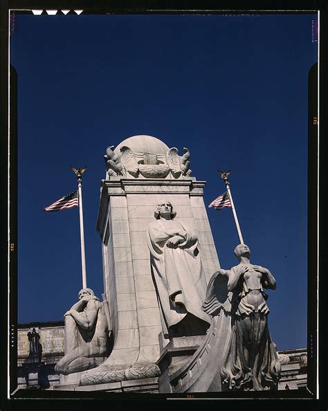 Columbus Statue in front of Union Station, Washington, D.C. (LOC) - a ...