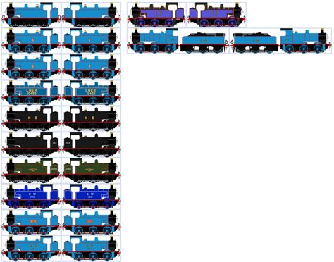 Thomas, Sprite Sheet by tsDra90n on DeviantArt