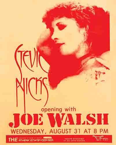 Vintage Stevie Nicks Joe Walsh Concert Photo Poster Digital Art Print ...