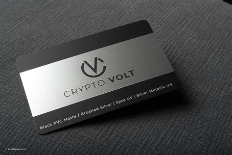 Black PVC Business Cards