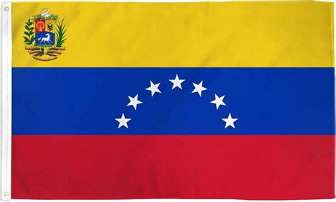 AZ FLAG Bandera de Venezuela Antigua con Escudo 90x60cm - Bandera ...