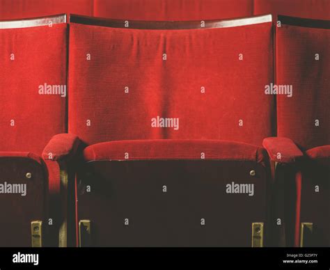 Empty seats in a movie theater Stock Photo - Alamy