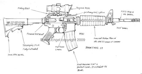 M4 Carbine Parts Diagram