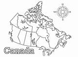 Canada Map coloring Page  Download Print Or Color Online For Free sketch template