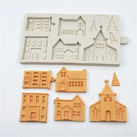 Christmas Gingerbread House Silicone Mold