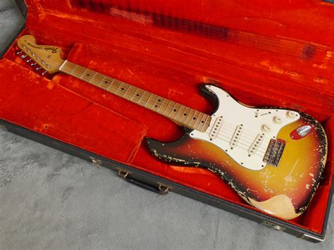 Fender Stratocaster Maple Neck 1969 Sunburst Guitar For Sale ATB Guitars