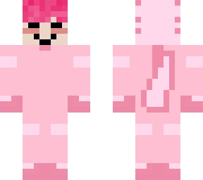 me in an axolotl suit lol | Minecraft Skin