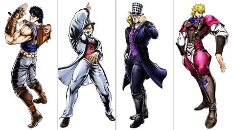 All The Characters In The New JoJo's Bizzare Adventure Game | Kotaku ...