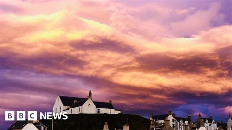 In pictures: Stunning sunset for Scotland - BBC News